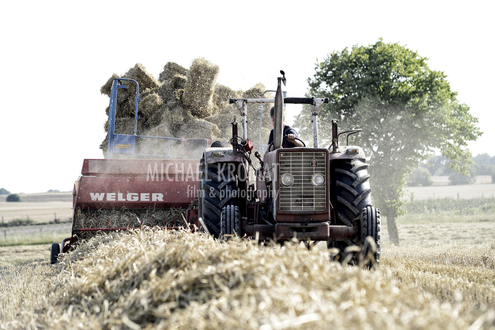 Impressionen Strohernte in Schleswig Holstein 2023